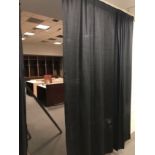 Locker Room Curtain, 48 in. w x 94 in. h ; Located in: Red Wings Locker Room ***Note from