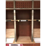 Player Locker "Niklas Kronwall", 35 in. w x 96 in. h x 28 in. deep ; Located in: Locker Room ***Note