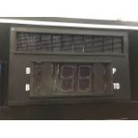 SCOREBOARD SECTION RED WING SCORE PANEL, 64 in. w x 38 in. h ; Located in: SCOREBOARD *PANEL ONLY DO