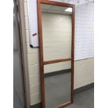 Mirror & Frame "Detroit Red Wings", 29 in. w x 83 in. h ; Located in: Red Wings Street Locker
