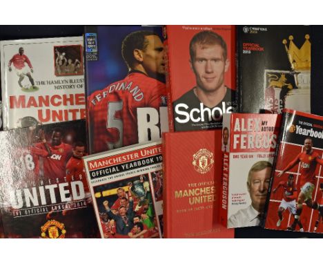 Selection of Manchester United Football Books to include Illustrated History of Manchester United 1878-1999, Rio My Decade as