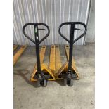 Lot of 2: Uline H-2640 Long Narrow Fork Pallet truck