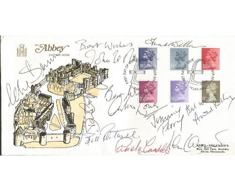 Dad's Army signed FDC. Signed by 10 including Frank Williams, John le Mesurier, Arthur Lowe, Arnold Ridley, Jimmy Perry,  Ian