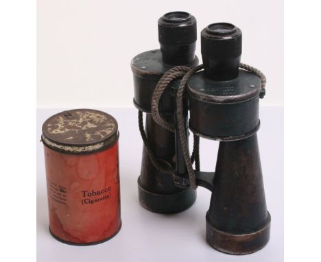 WW2 German Naval 7x50 Binoculars, nicely marked to the top plate 7x50 beh 389205 (T) KF and the other side has the M mark but