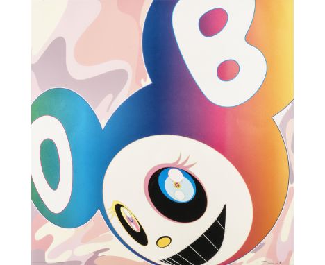 Takashi Murakami (Japanese 1962-), 'AND THEN Rainbow', 2006, offset lithograph in colours on paper, signed, dated and numbere