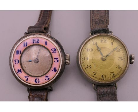 Two vintage wristwatches.