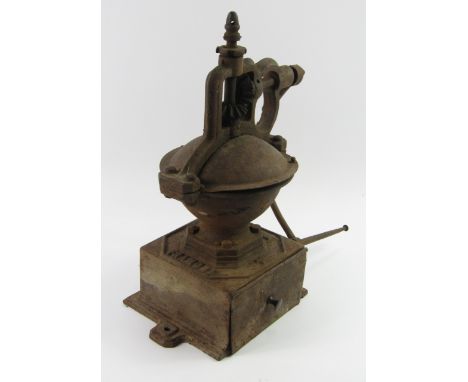 A Frament Mutzig coffee grinder, 23cm x 20cm x 36.5cm, (AF).
