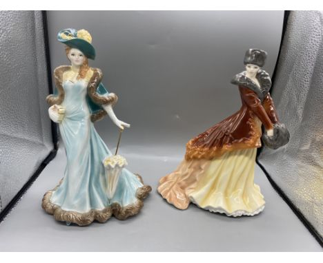 Royal Worcester - Ascot Lady and Royal Worcester - Natasha 
Great Condition, No Damage