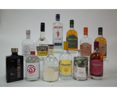 12 MIXED BOTTLES OF SPIRITSHone Korean Premium Distilled Spirit (37.5cl); Strawbar Origin and Strawbar Platinum (50cl); Lazar