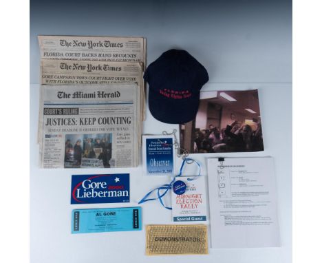 Very special collection &nbsp;of political memorabilia &nbsp; pertaining to the 2000 Florida election Recount during Bush v. 