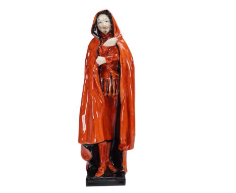 Designed by Charles Noke, Mephistopheles and Marguerite is a striking double-sided porcelain figurine produced by Royal Doult