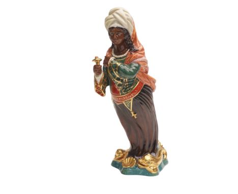 This Royal Doulton Ships Figureheads porcelain figurine represents Lalla Rookh, inspired by the figurehead of the China Tea C