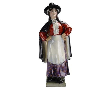 Myfanwy Jones, also known as The Welsh Girl, is a distinctive Royal Doulton porcelain figurine designed by E W. Light and iss