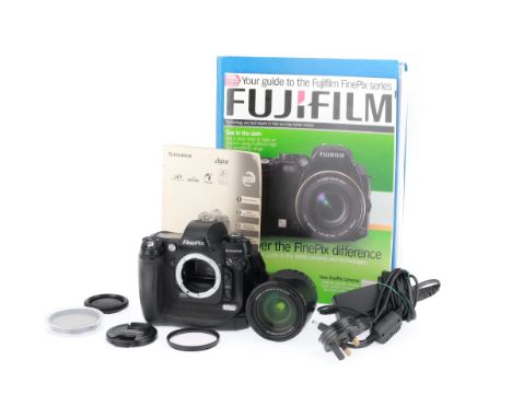 A Fujifilm Finepix S3 Pro Digital SLR Camera, black, body G, powers up, takes a picture, AF works, with a Tamron AF Aspherica