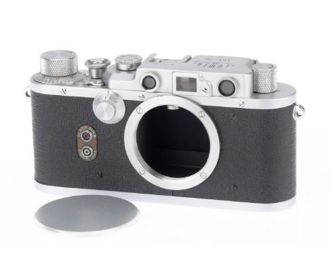 A Nicca Tower Type-3S 35mm Rangefinder Camera Body, silver, serial number 50712, body VG, only very light marks to bottom pla