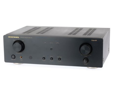 A Marantz PM6010 OSE Hi Fi Amplifier, Original SE, black, G, controls operate correctly, not mains tested.