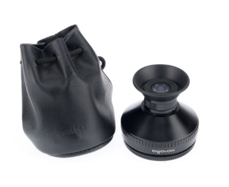 A Minolta Eye-Piece Lens Mount, black, VG, mounts to the rear of an MD lens to create a monocular.