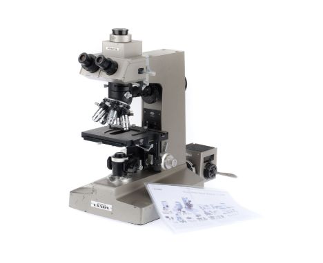 Olympus Vanox DIC Universal Research Microscope, Olympus Vanox trinocular microscope set up as Differential Interference Cont