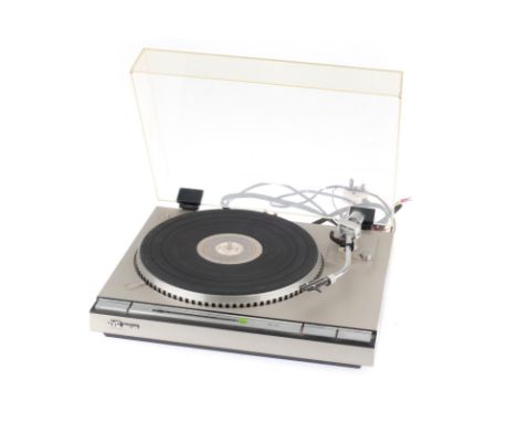 A JVC QLA5 Direct Drive Turntable, with tonearm, lacking cartridge, untestedNote: This item is for collection only.