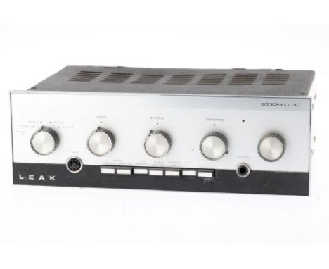 A Leak Stereo 70 Amplifier, serial no. 92630, untested