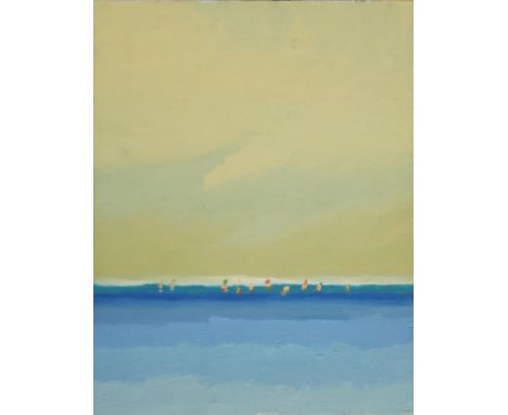 JAMES R. DUNCAN OIL ON CANVAS St.Ives, Cornwall Inscribed & dated verso 18" x 14" (46cm x 35.5cm)