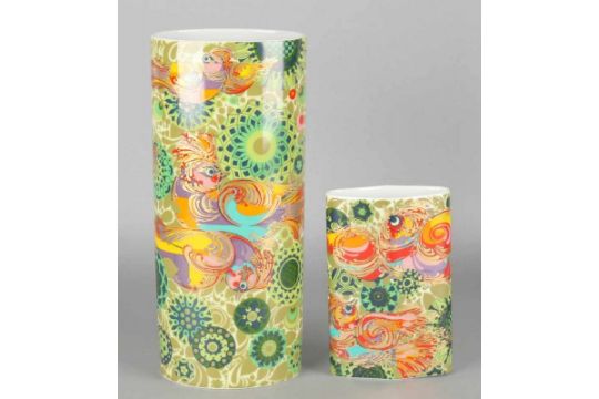 Rosenthal Vase Floral Golddekor