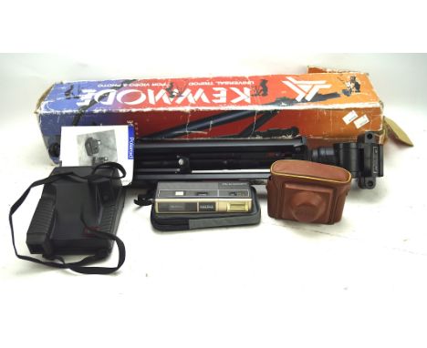 Three vintage cameras, comprising Polaroid Impulse portrait and Kodak Bantam Colorsnap, the latter in original case together 