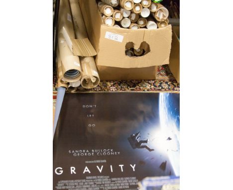 A large quantity of modern film posters rolled in tubes, including Mary Poppins recent issue, Inter Stella, maze Runner, The 