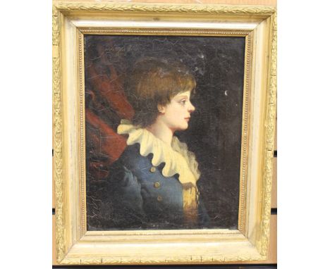 An early 19th Century School, half length portrait of Edward Cowel Brice, oil, unsigned, dated 1800 