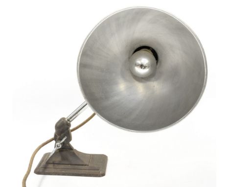 A retro desk lamp.