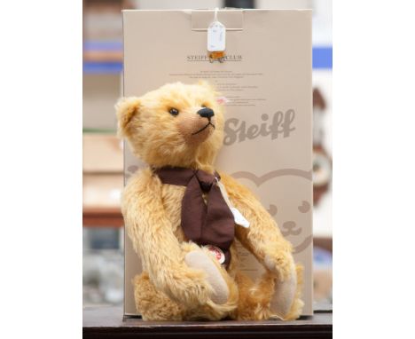 A boxed Steiff British Collectors Bear 2008, reddish blond, 38cm, limited edition No 188 of 3000, with certificate.