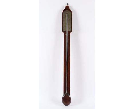 THERMOMETER, Mahagoni, L 87, ENGLAND, M.19.Jh.