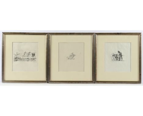 SLEVOGT, Max, 3 Arbeiten, Die Erorberung Mexicos von Ferdinand Cortes, R.