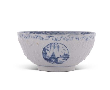 Early Hughes type bowl circa 1759 , ex Christopher Spencer collection as shown in Christopher Spencer early Lowestoft porcela