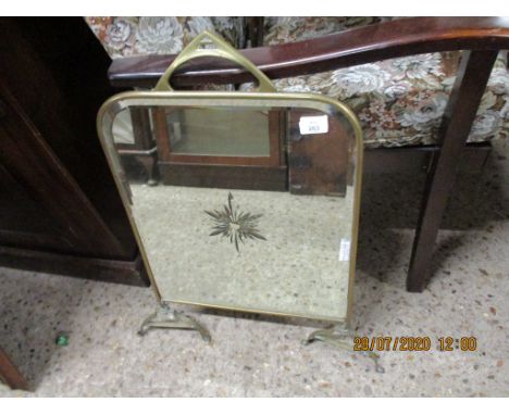 MIRRORED FIRE SCREEN 