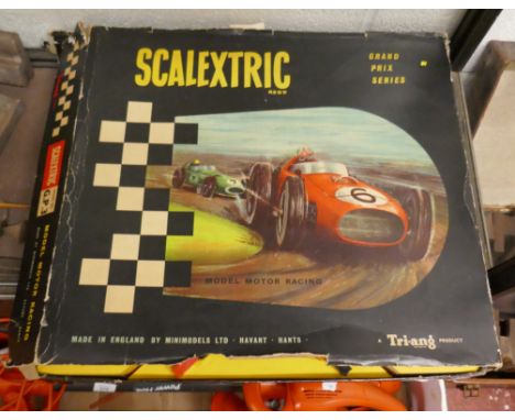 Scalextric set by Triang model G.P.3 in original box. No cars 