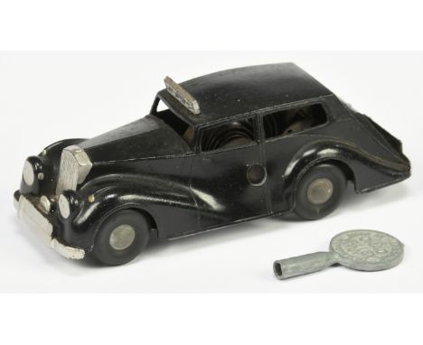 Chad Valley Wee-kin police car, with key (untested), Good Plus to Excellent.