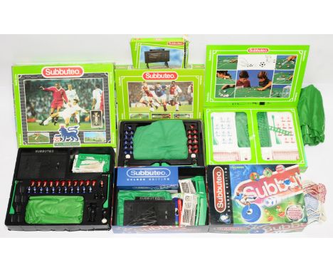 Subbuteo, a mixed mainly boxed group of sets and other accessories, to include, 'The FA Premier League' this has missing item