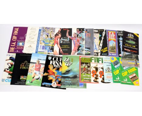 Football Programmes. A quantity of Football Programmes comprising of 1980s to 2000s to contain F.A Cup Finals and Semi-Finals