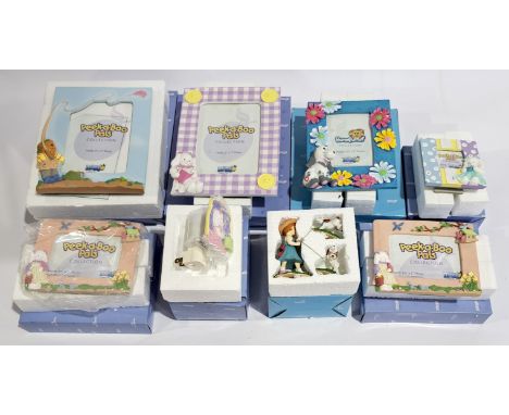 Mango Designs Peek-a-Boo Pals, Picture Frames, Figurine &amp; Night Light, a boxed group. Although unchecked for completeness