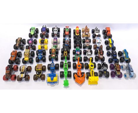 Mattel, Hot Wheels "Monster Jam" Monster Trucks. Includes Darth Vader, Megalodon with others. Although unchecked for complete