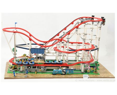 Lego Creator set number 10261 Roller Coaster, built model, not checked for completeness, no instruction booklet, Appears in E