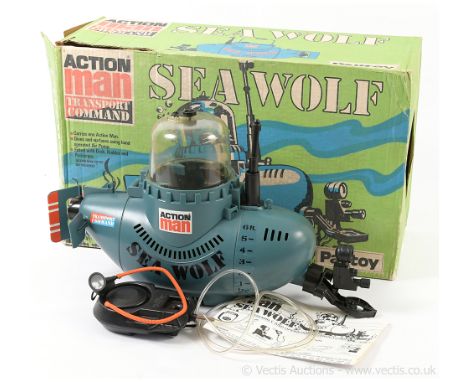 Palitoy Action Man Vintage Transport Command - Sea Wolf - appears generally Excellent with inner packing pack and instruction