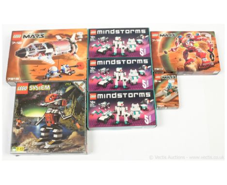 Lego Robot and Android related group (1) 2153 Roboforce - Robostalker, (2) 7315 Life on Mars Solar Explorer, (3) 7314 Recon M