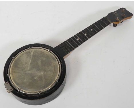 A vintage banjolele, 56cm