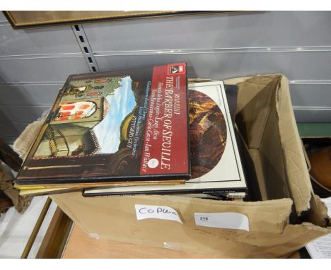 Large quantity of long playing records, mainly classical (1  box)