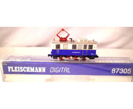 Fleischmann 87305 digital N gauge, Edelweiss Bahn locomotive, excellent condition,boxed. P&amp;P Group 1 (£14+VAT for the fir
