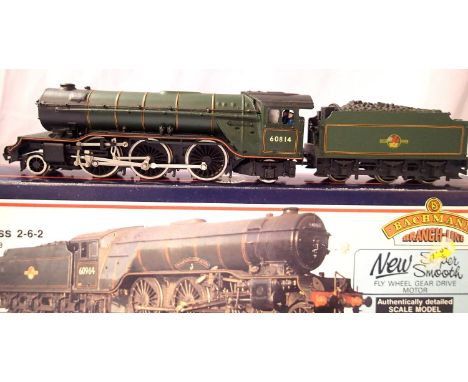 Bachmann Class V2, renumber/detailed, 60814 Green Late Crest, very good - excellent condition in Green Arrow box. P&amp;P Gro