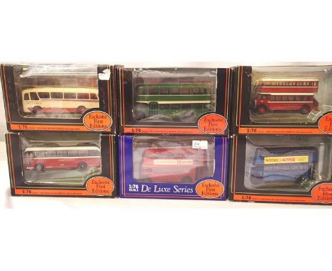 Six EFE buses and coaches, excellent condition, boxes with storage wear. P&amp;P Group 1 (£14+VAT for the first lot and £1+VA