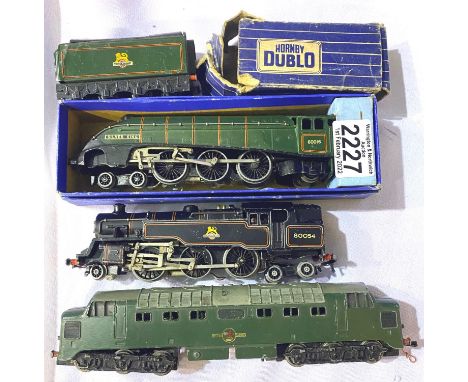 Three Hornby Dublo locomotives. P&amp;P Group 3 (£25+VAT for the first lot and £5+VAT for subsequent lots) 